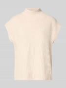 Gebreid shirt met opstaande kraag, model 'VIRGINIA'