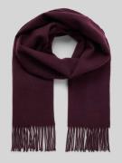 Wollen sjaal met franjes