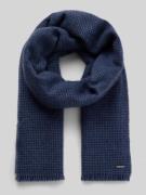 Sjaal van scheerwol met franjes