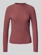 Slim fit shirt met lange mouwen en viscose, model 'LEMMA'