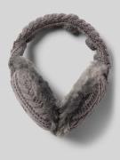 Oorwarmers met kabelpatroon, model 'Monique'