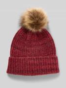 Muts met wol in gebreide look, model 'Iamany'