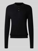 Gebreide pullover met kentkraag, model 'EDGAR'