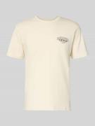 T-shirt met labelprint, model 'MAKOTO'