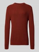 Gebreide pullover met ronde hals