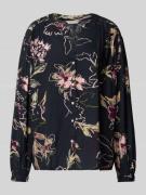 Loose fit blouse van pure viscose