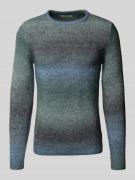 Gebreide pullover met ronde hals, model 'DANNIE'