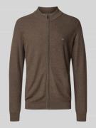 Gebreid jack met logostitching