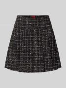 Minirok in bouclé met wol, model 'RABLUMI'