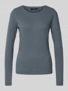 Regular fit gebreide pullover van puur katoen, model 'CARE'
