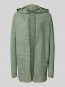 Regular fit gebreid jack met capuchon, model 'DOFFY'