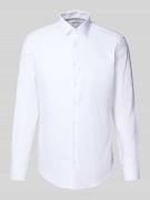 Slim fit zakelijk overhemd met kentkraag