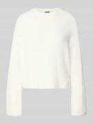 Regular fit gebreide pullover met labelstitching, model 'SFURRYNA'