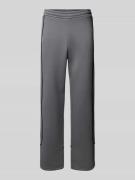 Straight leg sweatpants met elastische band