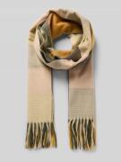 Sjaal met franjes, model 'happy'