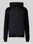 Regular fit sweatjack van viscosemix, model 'URBAN COMMUTER'