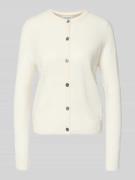 Gebreid jack van kasjmier met ronde hals