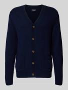 Gebreid jack van een mix van wol en kasjmier met V-hals