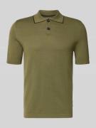 Regular fit poloshirt van puur katoen - Marc O'Polo × DFB Travel Colle...