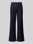 Wide leg jeans met steekzakken