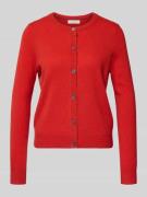 Gebreid jack van kasjmier met ronde hals