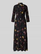 Maxi-jurk met knoopsluiting, model 'SAVANNA'