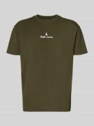 T-shirt met labelstitching