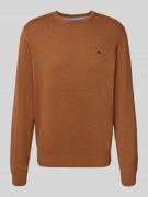 Gebreide pullover met ronde hals