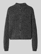 Gebreid jack met knoopsluiting, model 'Alpha'