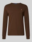 Shirt met lange mouwen en ribboorden