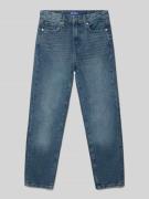 Straight fit jeans van puur katoen, model 'EDGE'