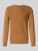 Regular fit gebreide pullover van katoen, model 'ADRIAN'