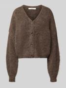 Gebreid jack met knoopsluiting, model 'debbie'