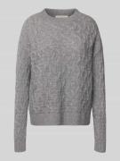 Gebreide pullover van kasjmier met ronde hals