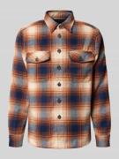 Regular fit overhemdjack met borstzakken