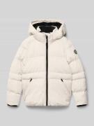 Gewatteerd jack met labeldetail, model 'MANAY’