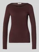 Regular fit shirt met lange mouwen van puur katoen