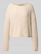 Gebreide pullover met ronde hals, model 'IMENY'