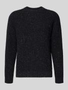 Regular fit gebreide pullover van katoenmix, model 'KIAANO'