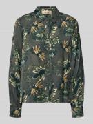 Regular fit blouse met platte kraag, model 'Abina'