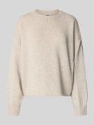 Gebreide pullover met ribboorden, model 'MALESE'
