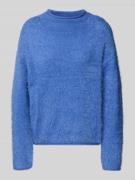 Gebreide pullover met ronde hals, model 'Cat'