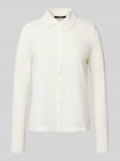 Slim fit overhemdblouse van een mix van viscose en elastaan, model 'Ki...