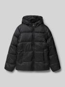 Regular fit gewatteerd jack met statementstitching, model 'Jorno'