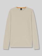 Regular fit shirt met lange mouwen en wafelstructuur, model 'TEMPESTO'