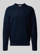 Regular fit gebreide pullover met alpaca en wol, model 'RAI'