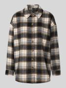 Regular fit overhemdblouse met ruitmotief, model 'NAYA'