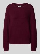 Regular fit pullover in gebreide look met extra brede schouders