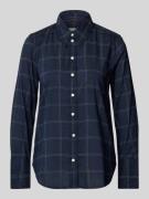 Regular fit overhemdblouse van katoenmix