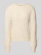 Regular fit gebreide pullover met wol, model 'Farrell'